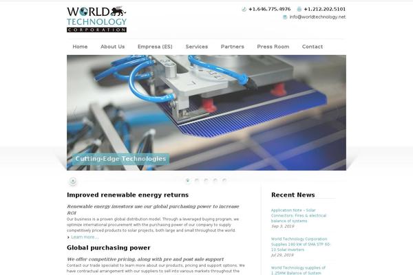 Modulo theme site design template sample