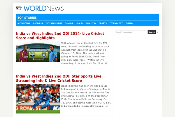 News Pro theme site design template sample