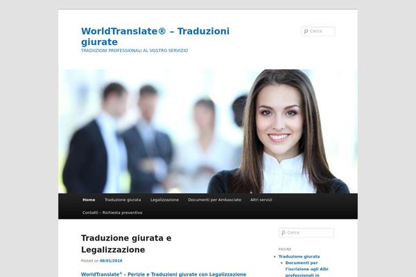 Twenty Eleven theme site design template sample