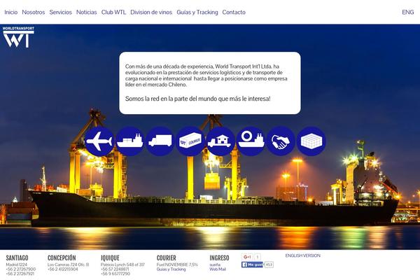 Global Logistics theme site design template sample