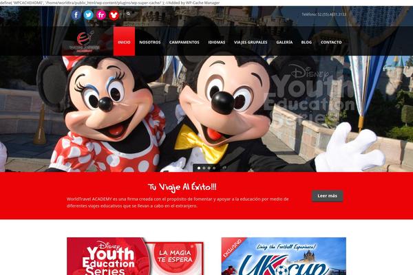 Tour Package theme site design template sample
