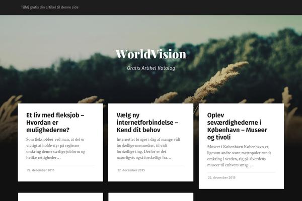 WordPress website example screenshot