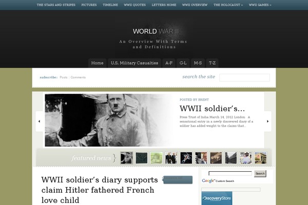 worldwar02.com site used Enewstheme