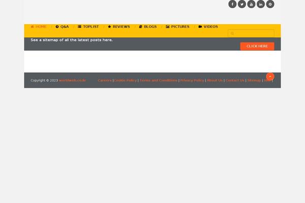Site using WP Rocket plugin