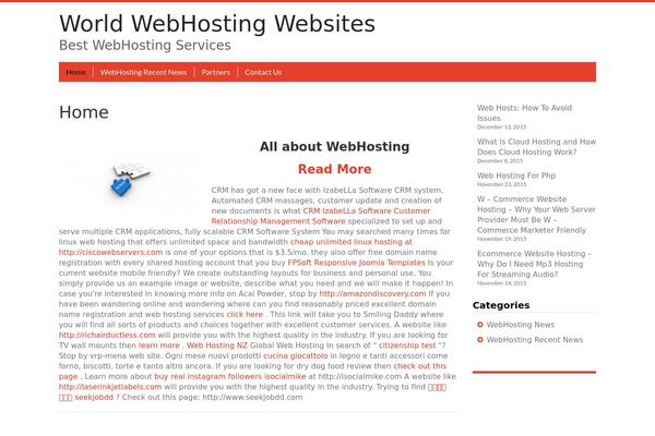 WP Macchiato theme site design template sample