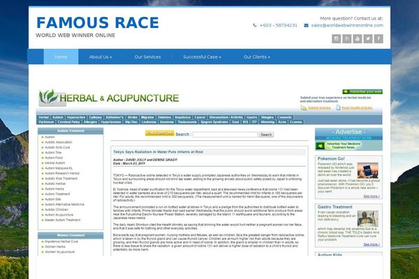 Poloray theme site design template sample