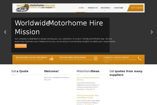 CarPress theme site design template sample