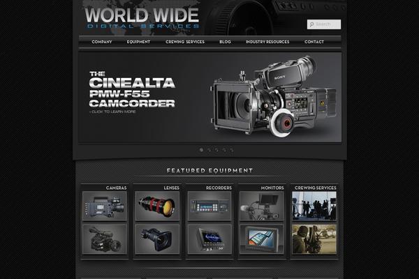 World Wide theme site design template sample