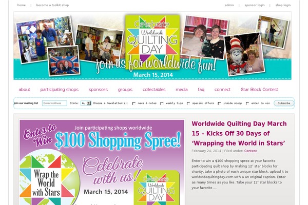 worldwidequiltingday.com site used Worldwidequiltingday_esplanade