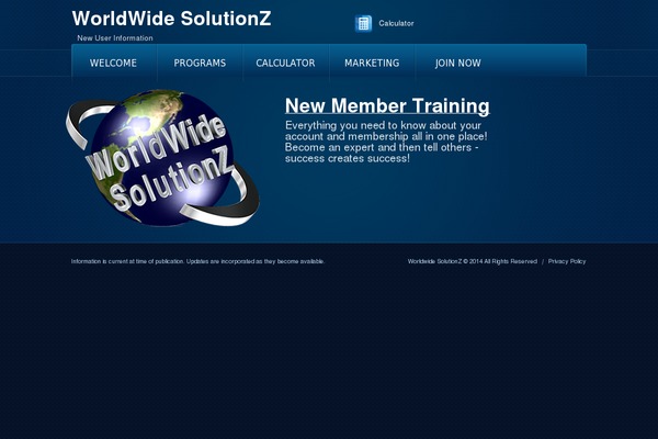 worldwidesolutionz.info site used Theme1866