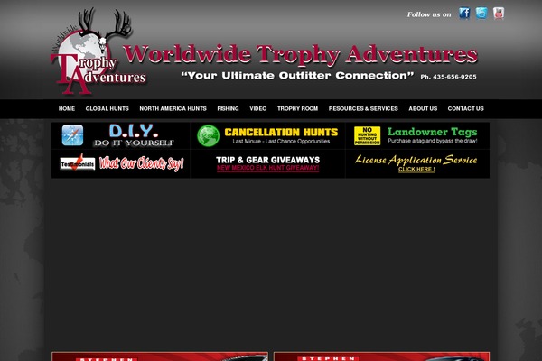 worldwidetrophyadventures.com site used Wta
