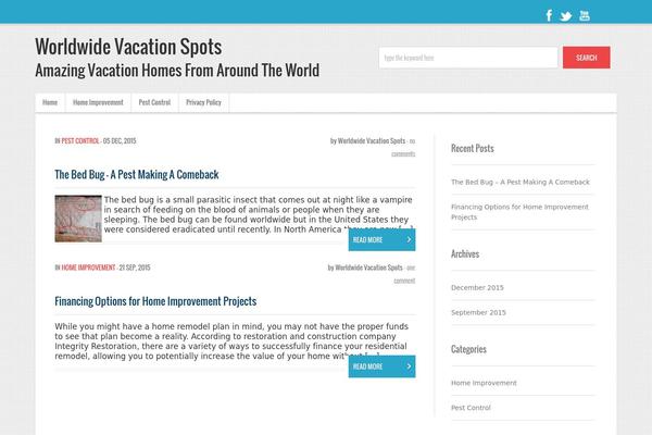 VertiMagazine theme site design template sample