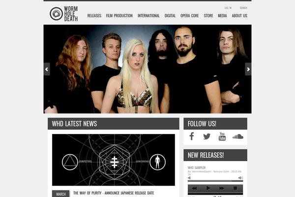 Rockit theme site design template sample