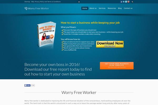 Flare theme site design template sample