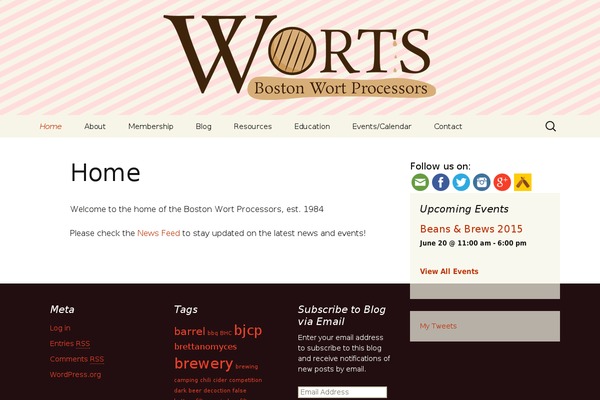 Site using EM Beer Manager plugin