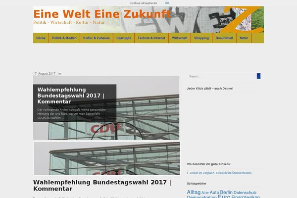 News Way theme site design template sample