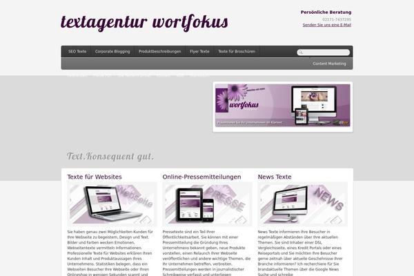 Freelancer theme site design template sample