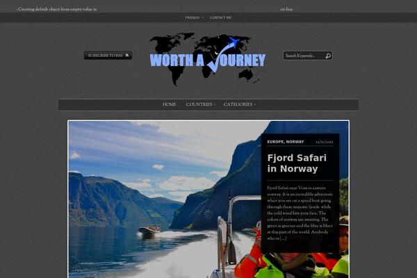 Editorial theme site design template sample