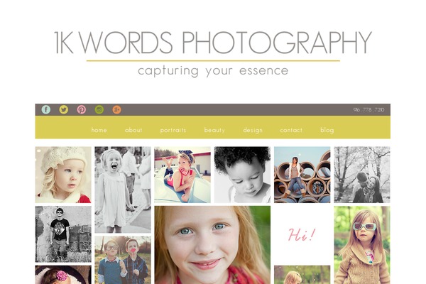 Prophoto4 theme site design template sample