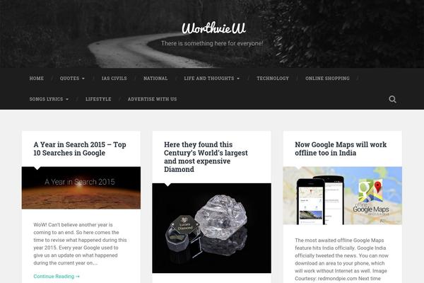 Site using Smart Recent Post plugin