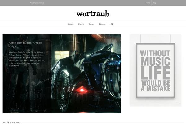 Site using Visual-portfolio plugin