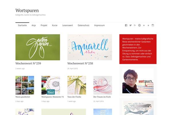 Semicolon theme site design template sample