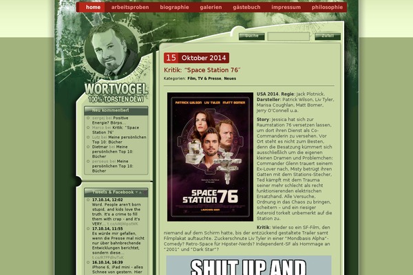 Site using WP Social Sharing plugin