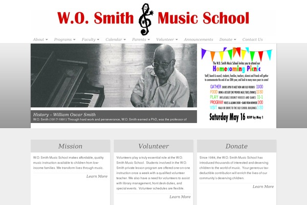 NonProfit theme site design template sample