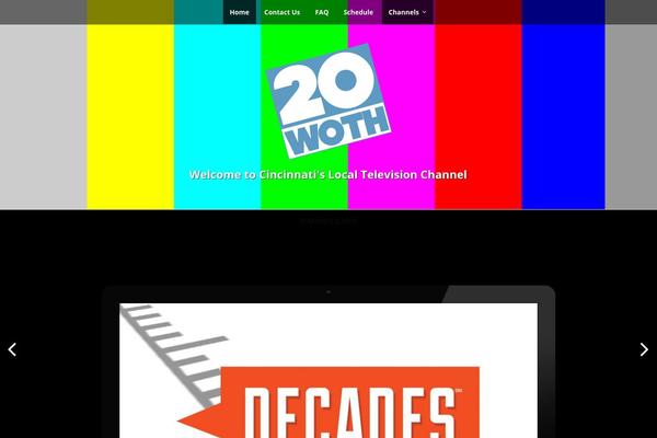 The One Pager theme site design template sample