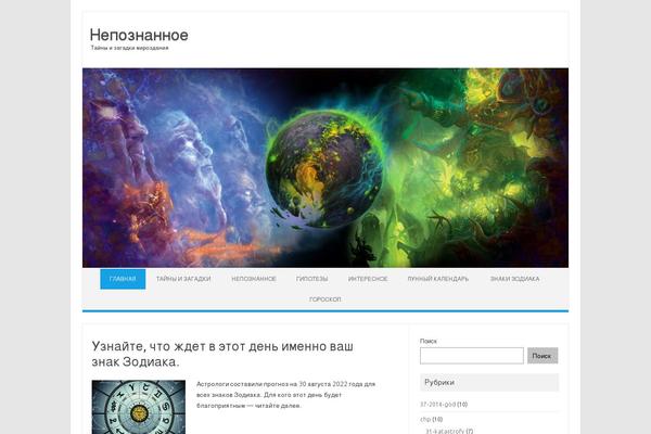 Iconic One theme site design template sample