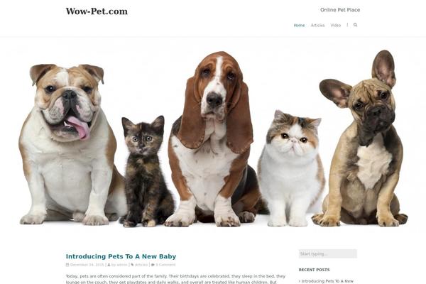 Wortex Lite theme site design template sample