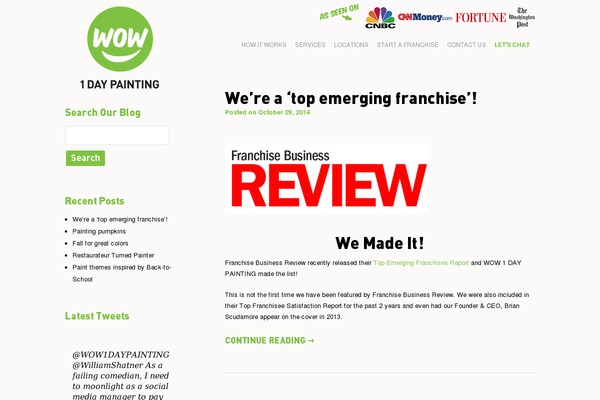 Twenty Twelve theme site design template sample