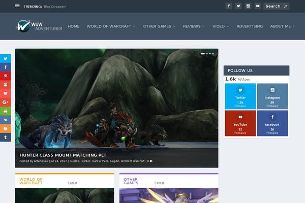 Site using Blizzard Quotes plugin