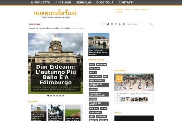 Max Mag theme site design template sample