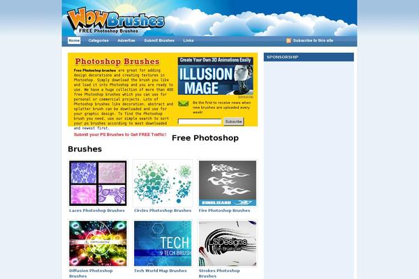 wowbrushes.com site used Wowbrushes