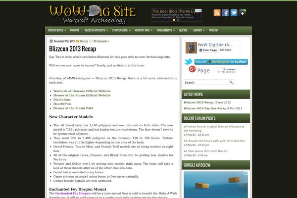 wowdigsite.com site used Pcgames