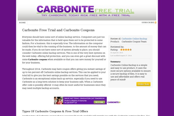 Site using Author hReview plugin