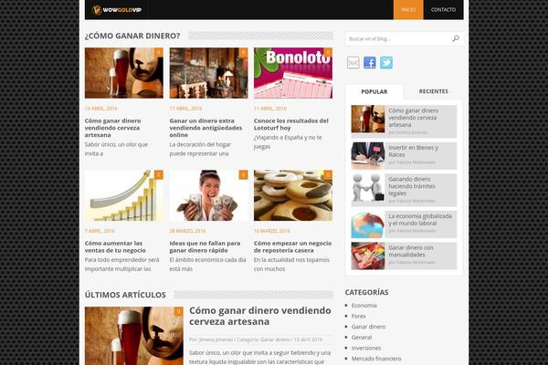 Daynight theme site design template sample