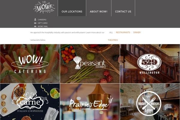 wowhospitality.ca site used Thinkshift