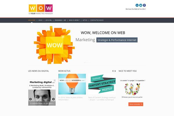 Pinpoint theme site design template sample