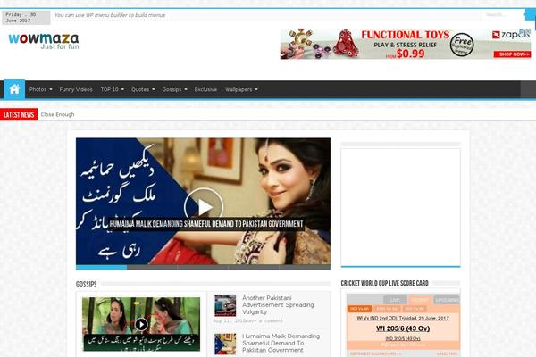 Site using AJAX Random Posts plugin