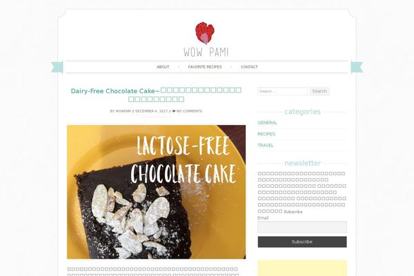 Sugar and Spice theme site design template sample