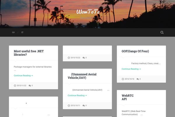 Baskerville theme site design template sample