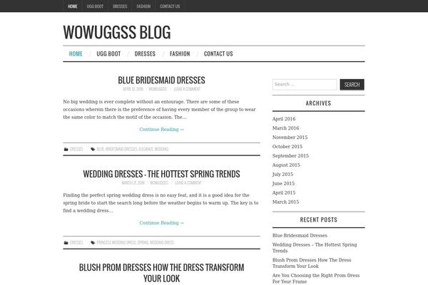 Fashionistas theme site design template sample