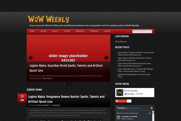 GamePress theme site design template sample