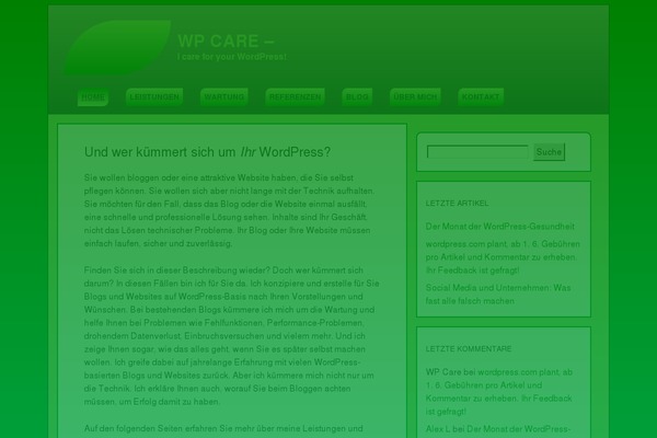 Site using Ocean-sticky-header plugin