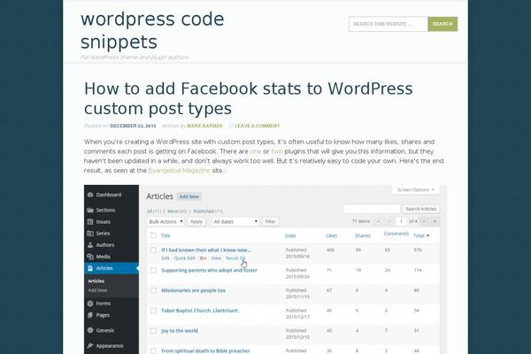Site using Style Tweaker plugin