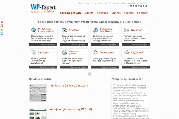 Site using Post Featured Font Icon plugin