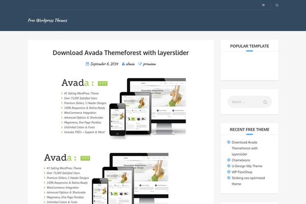Neuro theme site design template sample
