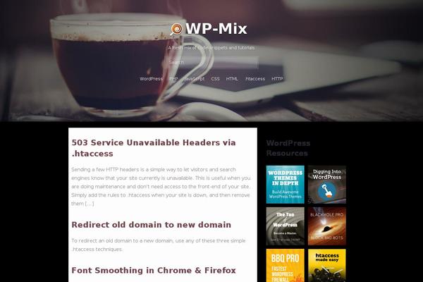 wp-mix.com site used Wpmix